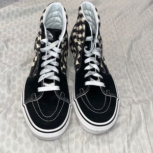 Vans Checkered High Top Womens - SIZE: 9